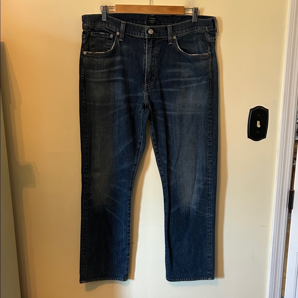 Citizens Of Humanity Gabe Classic Straight Leg Indigo Jeans Size 36